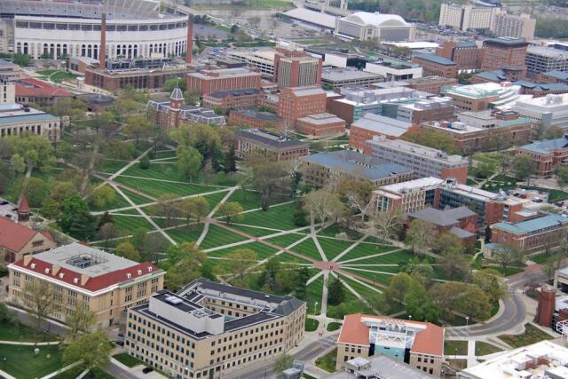 The Oval viewed from the South East Sky